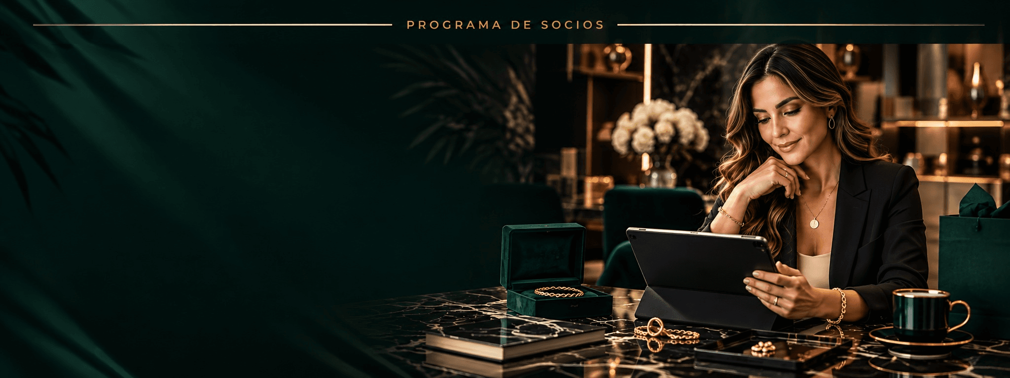 Programa de Socios JA GOLD — consulta de joyería con catálogo digital