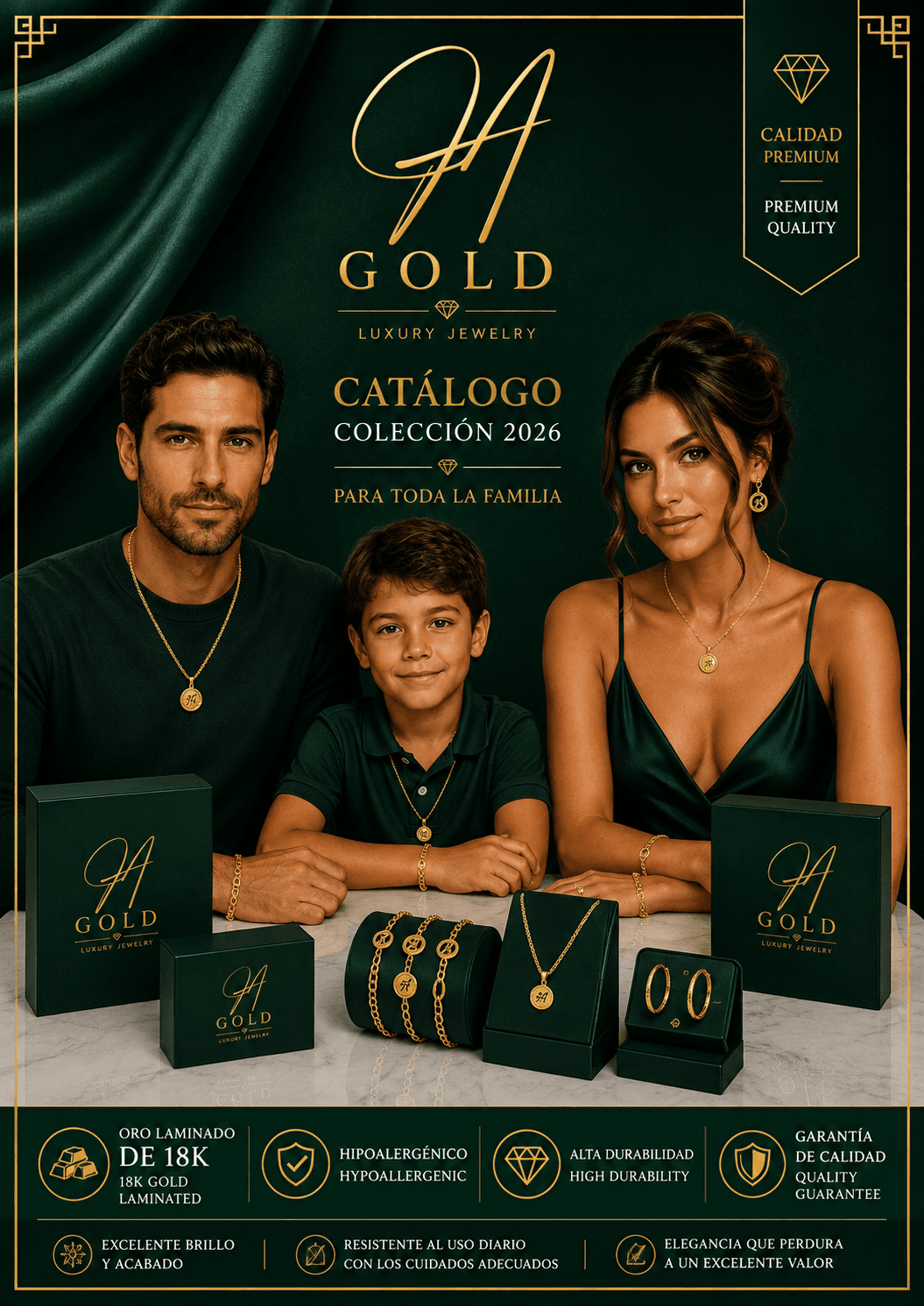 Portada editorial JA GOLD 2026