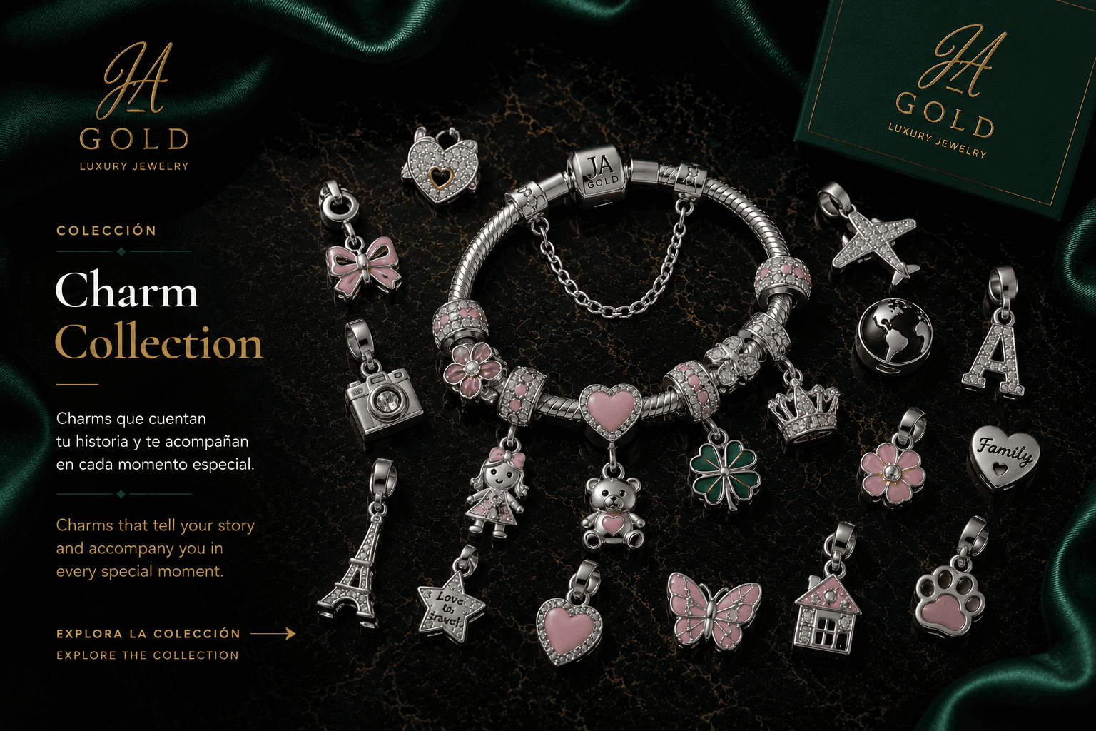 Línea tipo Charm / Charm-style Collection