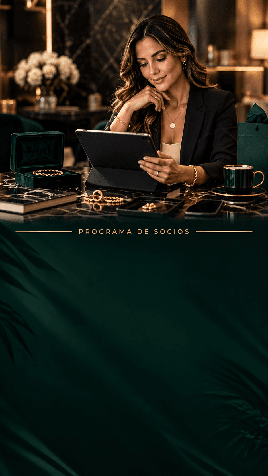 Programa de Socios JA GOLD — espacio de joyería con catálogo digital
